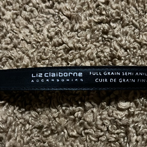 Vintage Liz Claiborne Genuine Leather Patent Belt - Picture 3 of 5